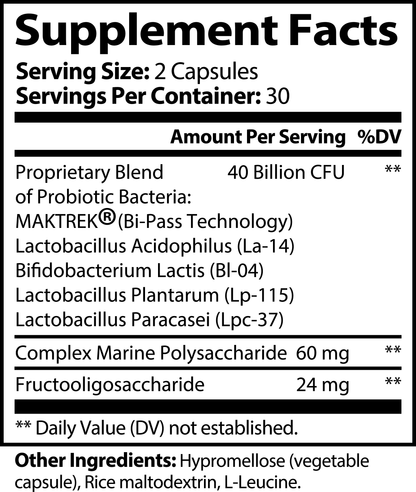 A.I Probiotic 40 Billion with Prebiotics