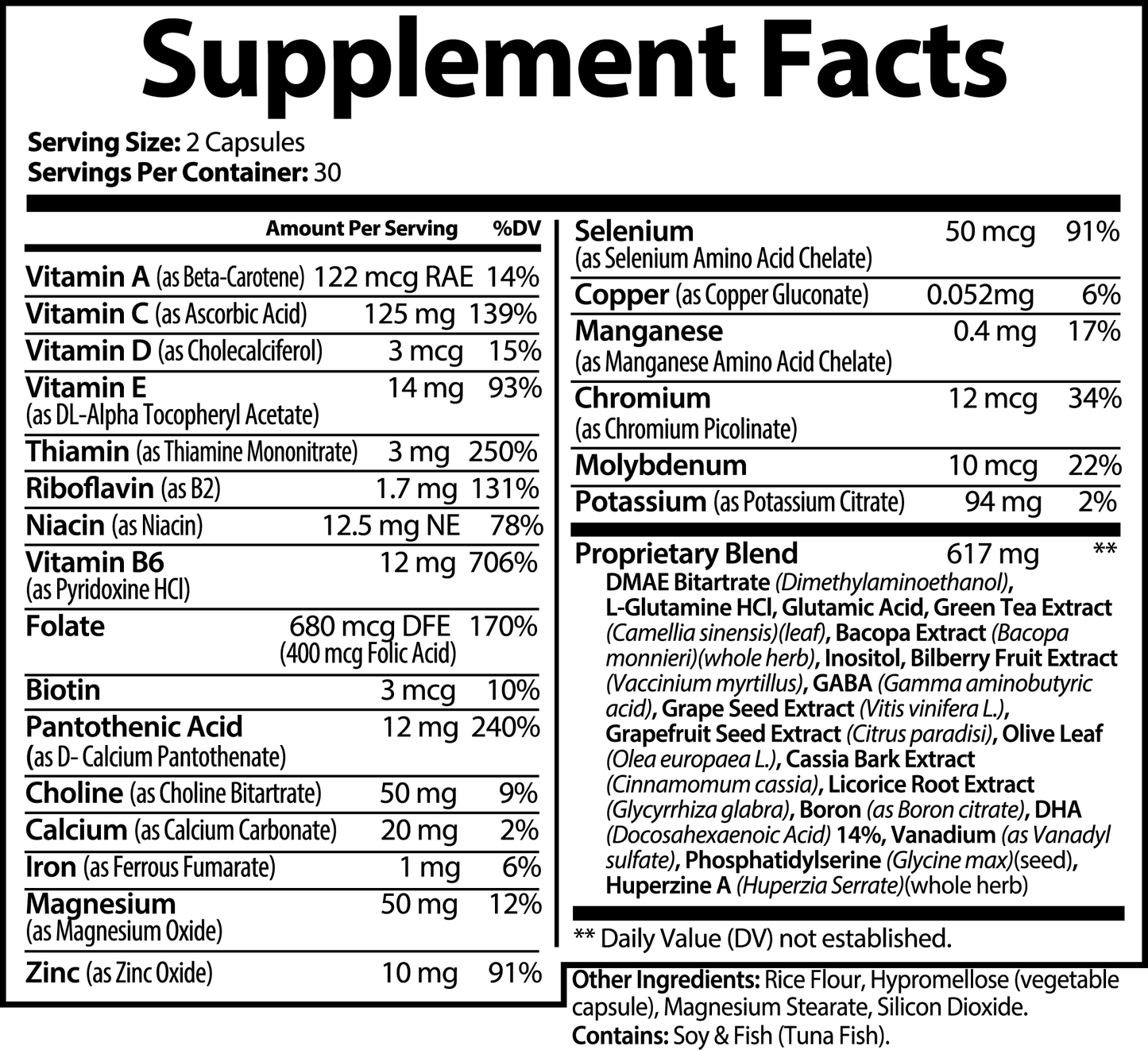 A.I Brain & Focus Formula